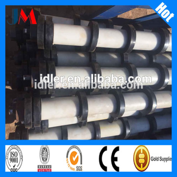 6 inch diameter self cleaning comb rubber disc conveyor rollers