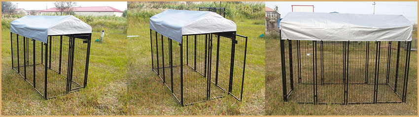 wire welded dog kennel