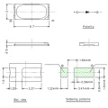 660 نانومتری LED قرمز 2-تراشه 5730 SMD LED 0.5W