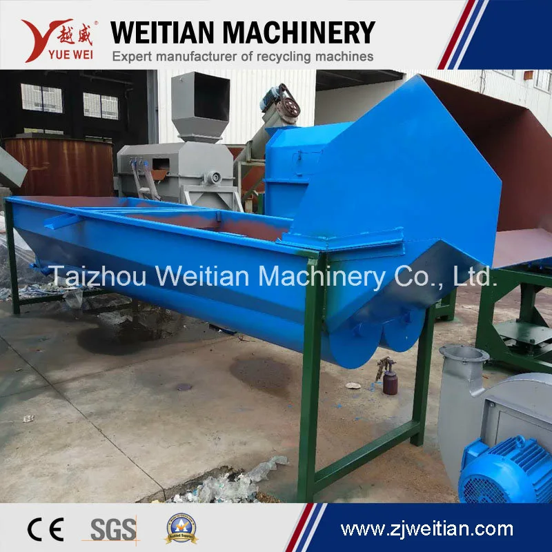 PE PP Film, Woven Bags Automatic Floating Washing Rinsing Tank