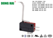 UL TUV CE Approved 16A 250V Lever Micro Switch
