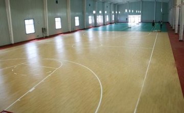 indoor 8mm pvc wood basketball court flooring