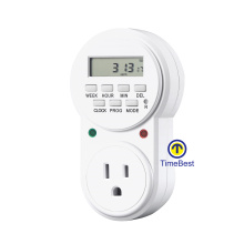 12V Digital Programmable Weekly Time Switch - Mechanical Timer Socket