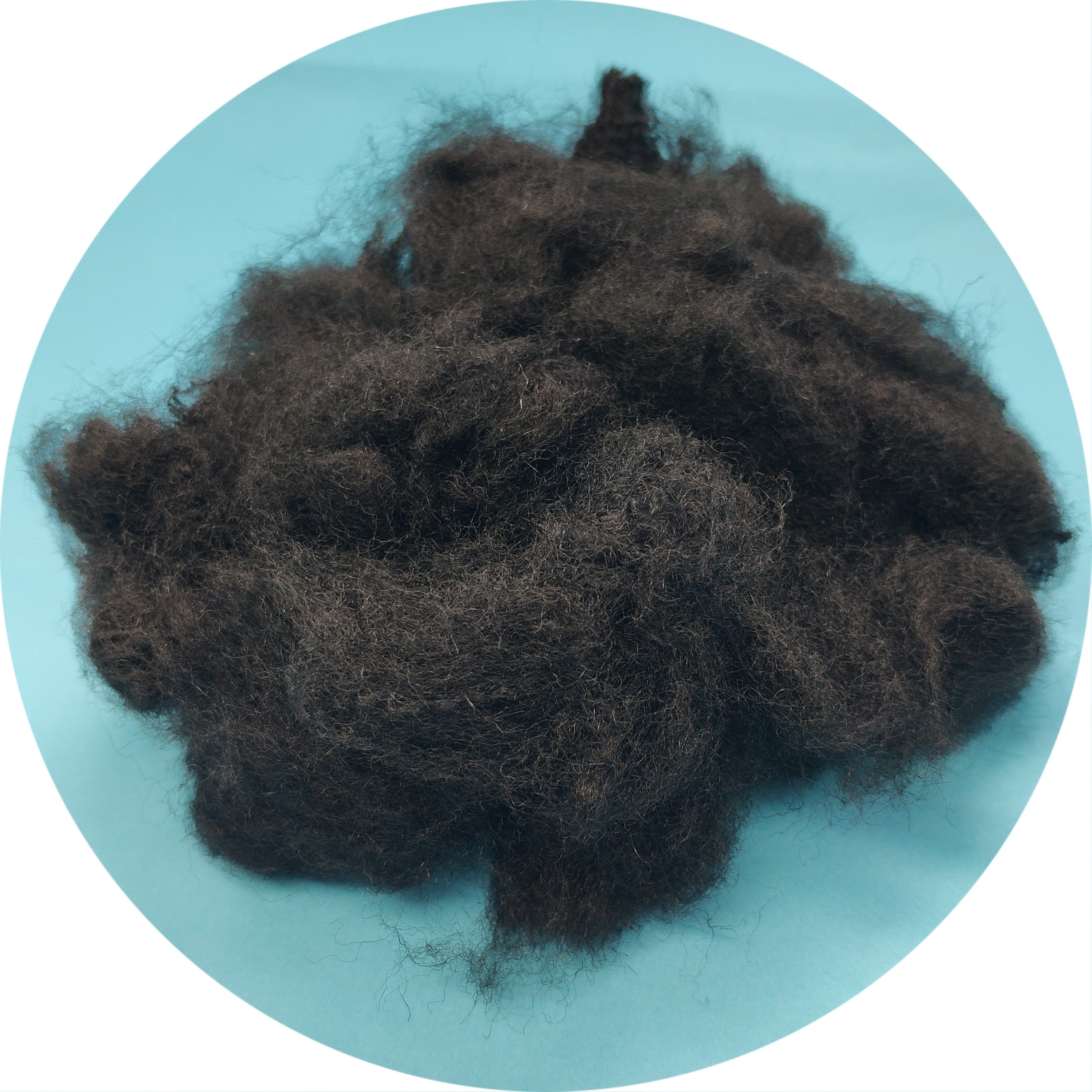 recycled brown polyester staple fiber for blanket