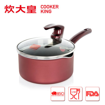 2015 16cm kitchenware product /color nonstick sauce pan