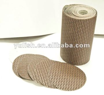 rhombic type sand paper roll for velcro disc/PSA disc