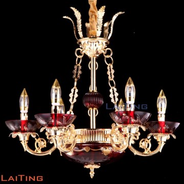 Incandescent luminaire emergency pendant blown glass chandelier light 88719