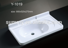 Thin Square Artificial stone basin