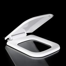 Top Selling Rectangular Square Design Anglo Indian Toilet Seat with Soft Close Hinge
