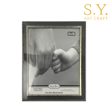 Dual-Tone Black Silver PS Picture Frame