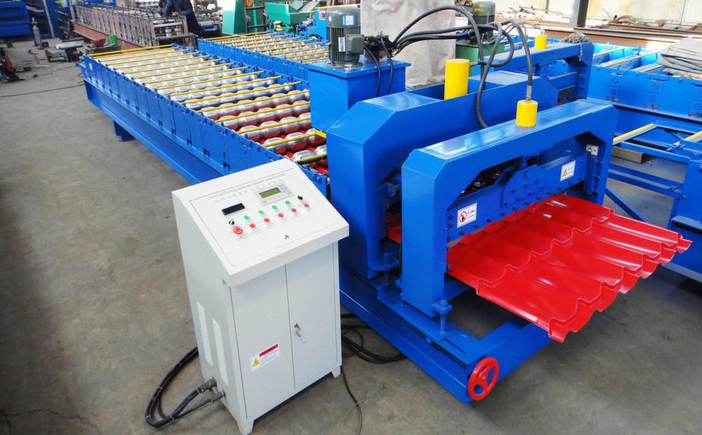 Standard Roof Glazed Tile Roll Forming Machine