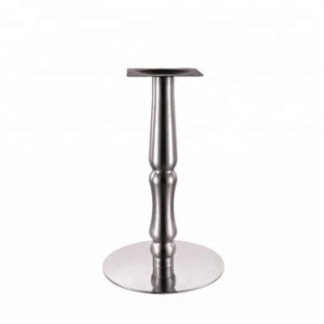 Fashion Modern Chrome Round Bolt Down Table Base