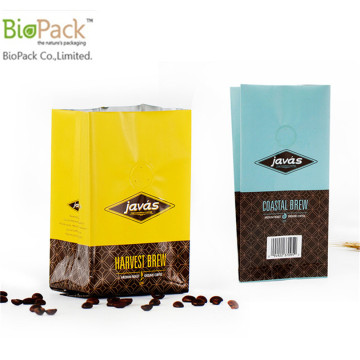 Plastic Gusset Large Capacity Food Packaging Bag For Coffee and Tea