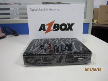 Double Satellite Turner Wlan Azbox Bravissimo Satellite Receiver With  Qpsk, 8psk,16apsk
