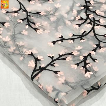 High Quality 100% Polyester Organza Fabric