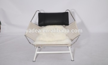 Designer furniture hans wegner pp225 flag halyard lounge chair sale
