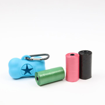 Black HDPE Biodegradable Eco Friendly Dog Poop Bags