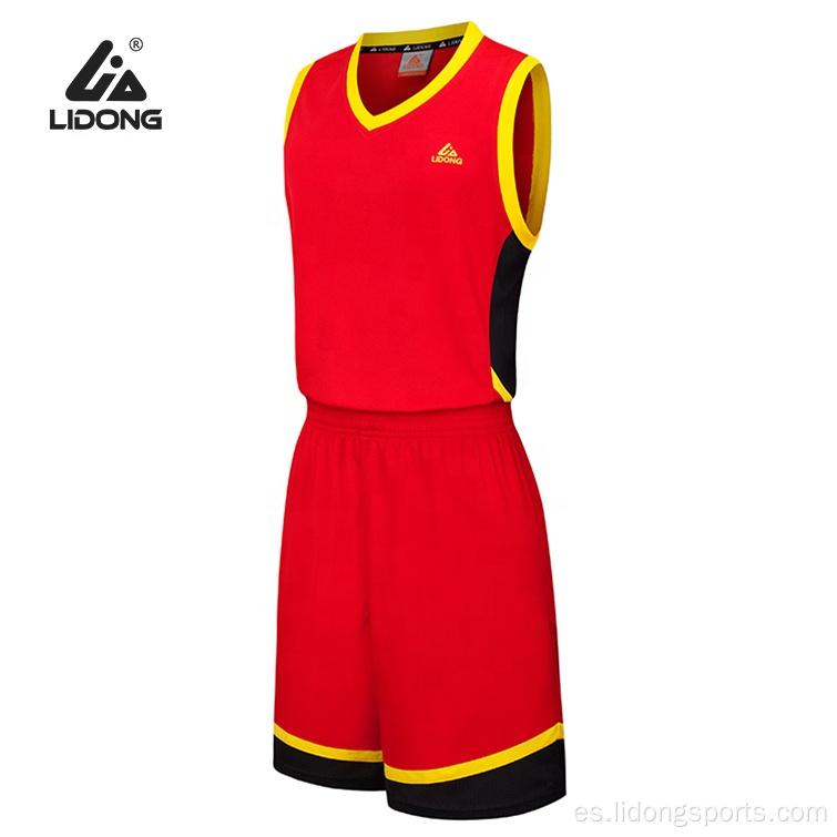 100%de ropa de baloncesto de baloncesto de poliéster