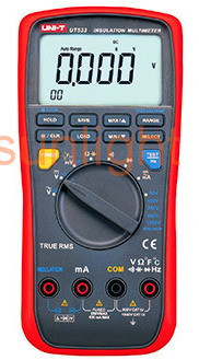 Digital Handheld Insulation Resistance Multimeter, Multi-function Insulation Resistance Meter, True RMS, Datalogger, UT533