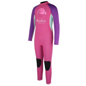 Seaskin Kids 3mm Back Zip Fullsuit Diving Wetsuits