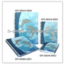 PVC Exercise Notebook,Diary Notebook,Spiral Notebook