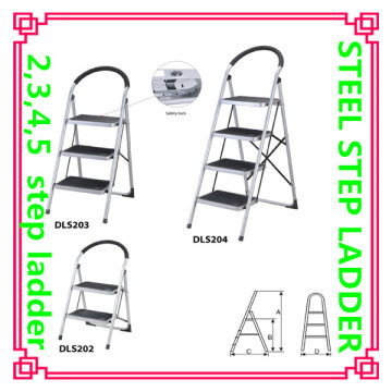 5 steps portable steel stairs wide step ladder colored step ladder