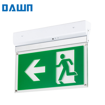 CE ROHS Compliant LED Emergency Exit Sign with LifePO4 Batteries Self Test