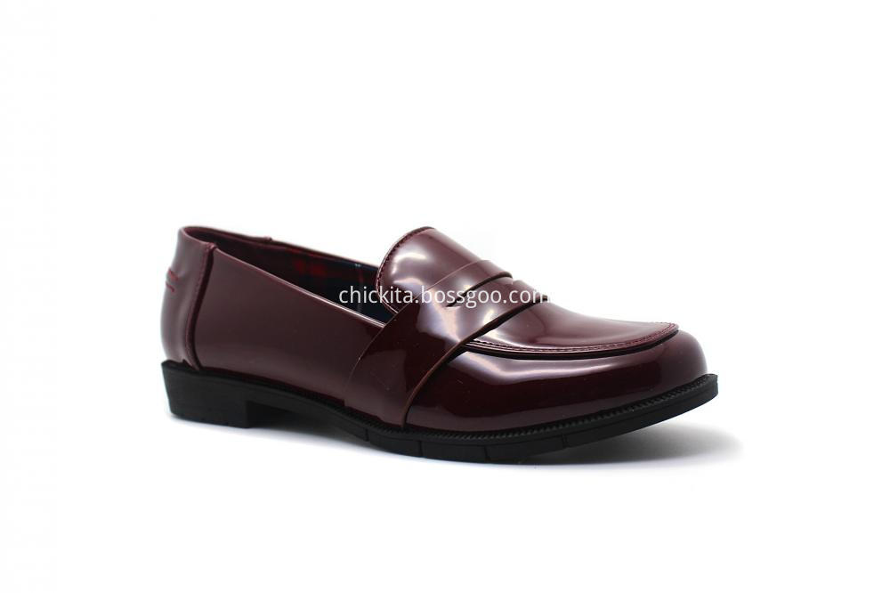 Classic Patent Loafer Pump Shoes