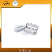 Oval shape Mint Tin Box with Hinge