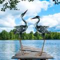 Large Garden Crane Statues