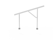 ZAM Cement Pier Bracket For Ground