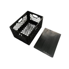 24 Quart Unfolding Storage Box Crate for Milk and Food