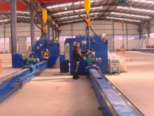 Light pole welding machine