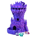 3D Printed Dice Spiral Staircase Castle Dice Tower for Miniature Wargaming, Dice Tower for Dungeons and Dragons Games