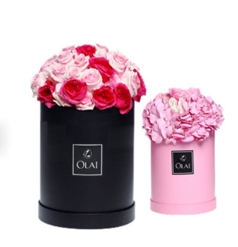 Luxury Gift Flower Boxes with Ribbon Round Boxes