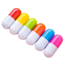 Cute Vitamin Pill Shape Ballpoint Pen - Promotional Mini Capsule Pen