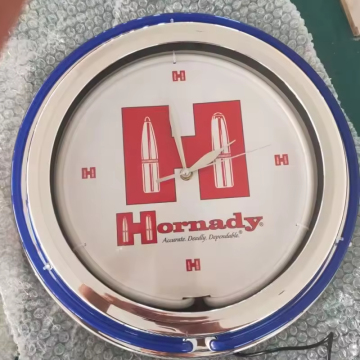 Retro Neon Clock Light Wall Clocks - 19 Inch Double Decor Blank RGP Tube - Wholesale Supplies