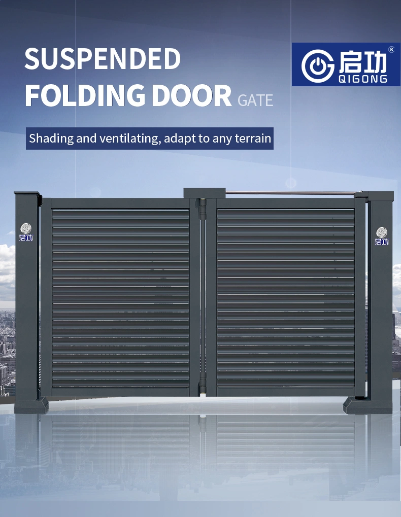 Four Panel Aluminum Alloy Swing Gate for Home with Qg- P1782