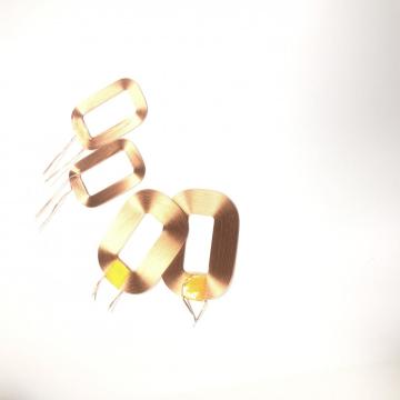 Thin Self Adhesive Copper Air Core Coil Electromagnetic vibrator coil air core coil Air Core Coil Inductor Coil