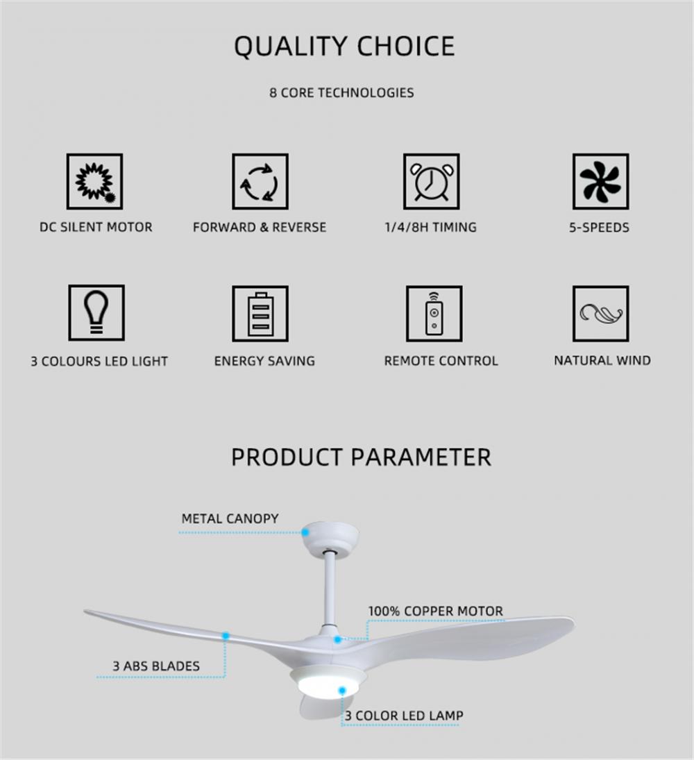 led ceiling light fan