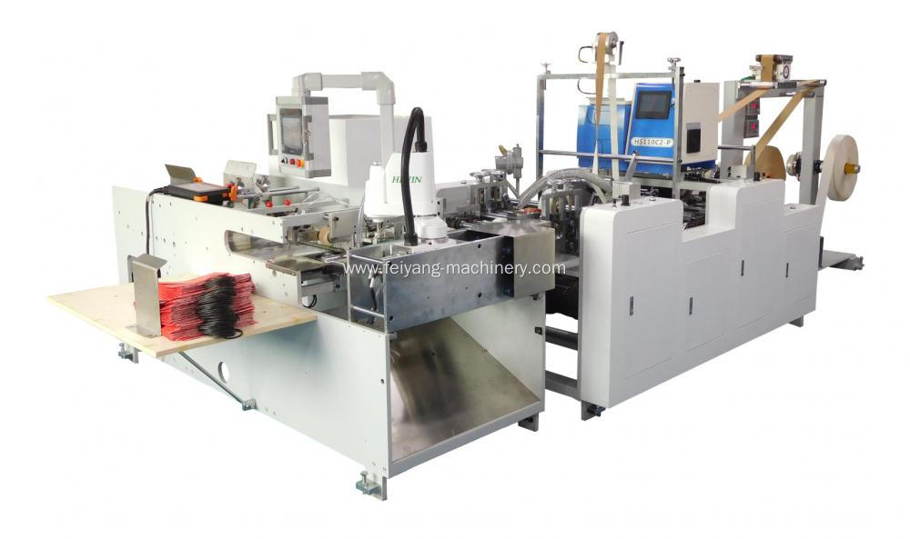 Full Auto Paper Twisted Handle Inserting Machinery