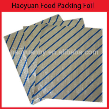 aluminum foil packaging bag paper sandwich wrap