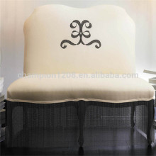 Elegant and simple fabric cushion double sofa