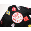 Characteristic Men's Denim Jacket with Patch