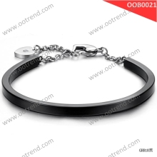 evening dress heart by heart design black stainless steel bangles