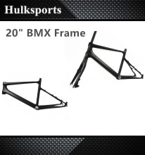OEM 20inch mini bike bmx bike carbon frameset tapper carbon bmx bicycle frame