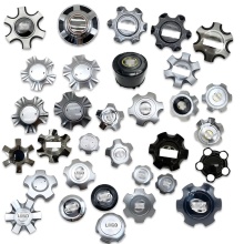 LUXESOEM Wheel Hub Dust Caps for Land Cruiser Prado Lexus GX460 - Electroplated Hub Cap