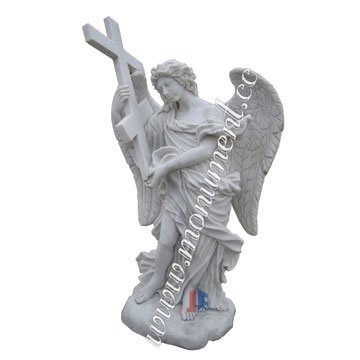 Marble Angel Religious Statue