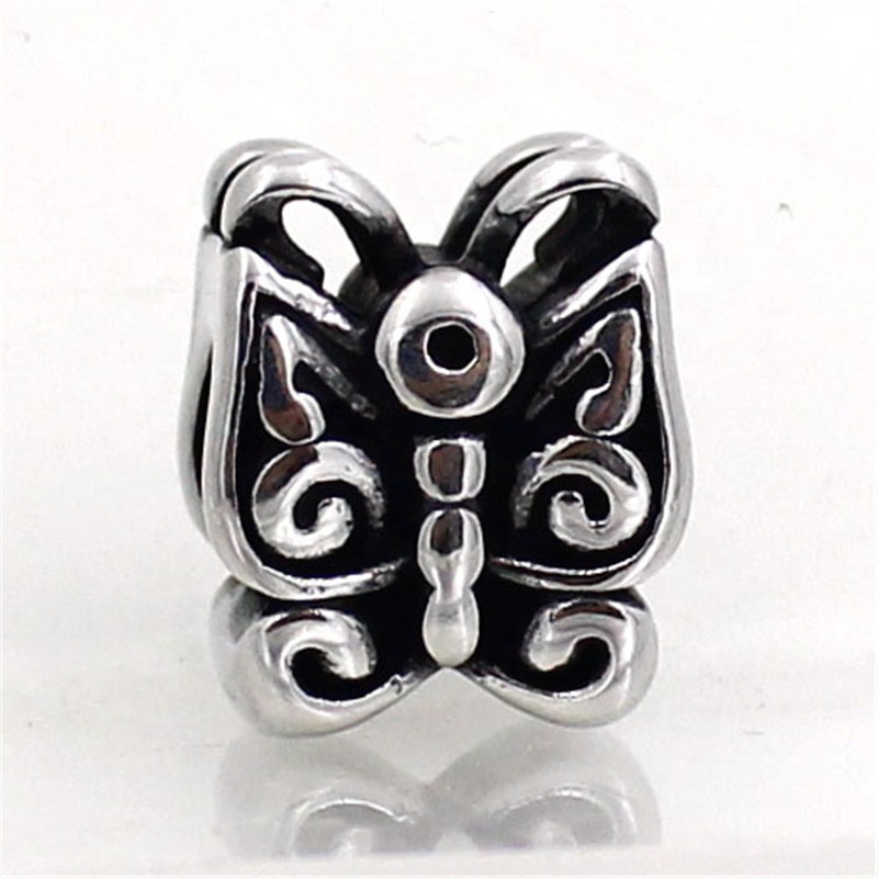 China Factory Stainless Steel Metal Butterfly Beads