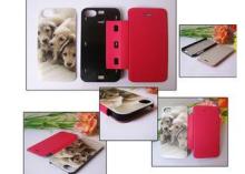 3 In 1 Leather Flip Cover For iPhone5C , Mobile Phone Prote